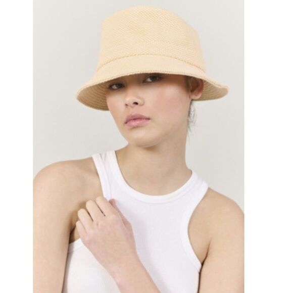 Lune Active Moon Bucket Hat – Almond Cream/Peach (Small) - Picture 7 of 7